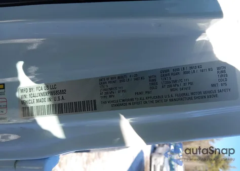 2023 Jeep Wrangler 4Xe 4X4 from USA, damaged, VIN 1C4JJXN6XPW685882